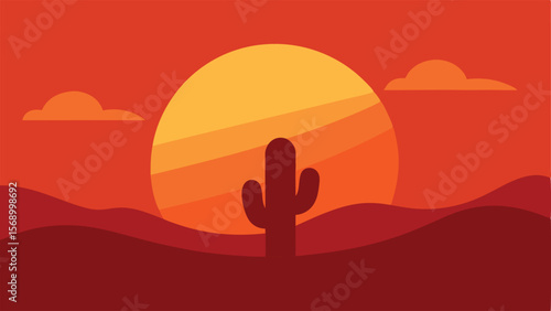 desert landscape with cactus