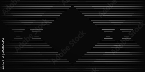 Black abstract background design. Premium stripe texture for banner  business backdrop. Dark horizontal vector template concept good simple art modern