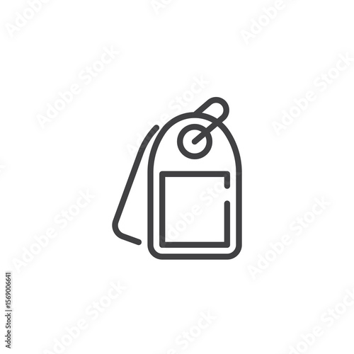 Price tag line icon