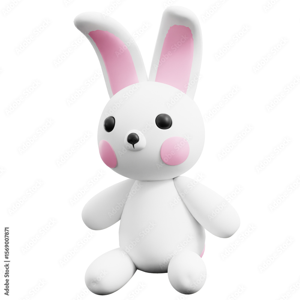 White Bunny Toy White Bunny Toy