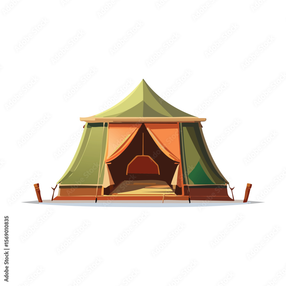 Military Tent - Design Icon Military Tent - Design Icon