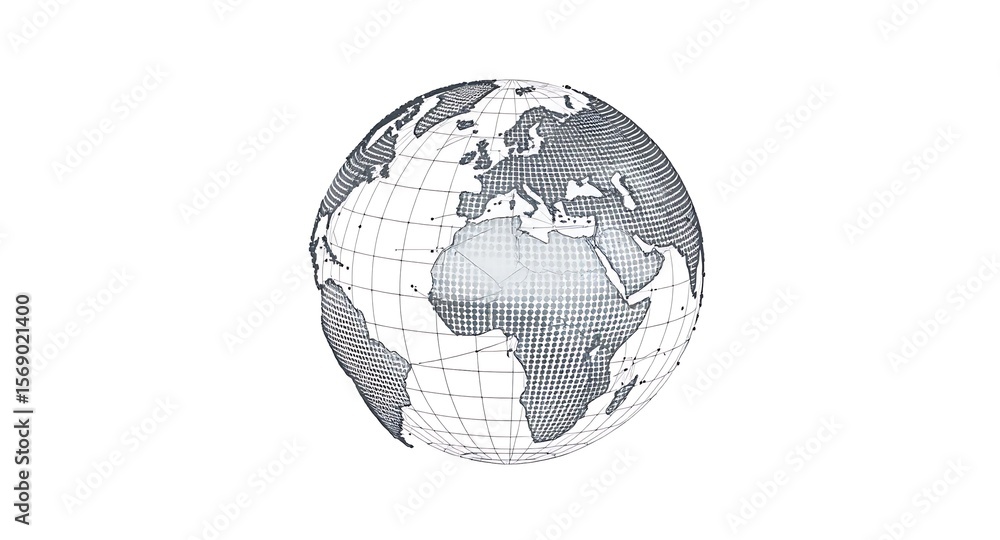 A detailed, grayscale illustration depicting the Earth, showcasing continents and oceans. A detailed, grayscale illustration depicting the Earth, showcasing continents and oceans.