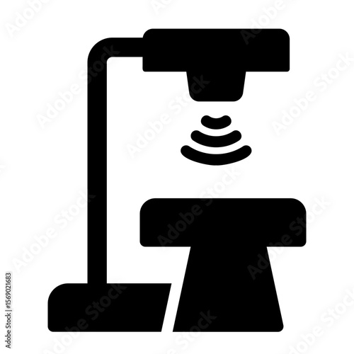 medical scanner Solid icon