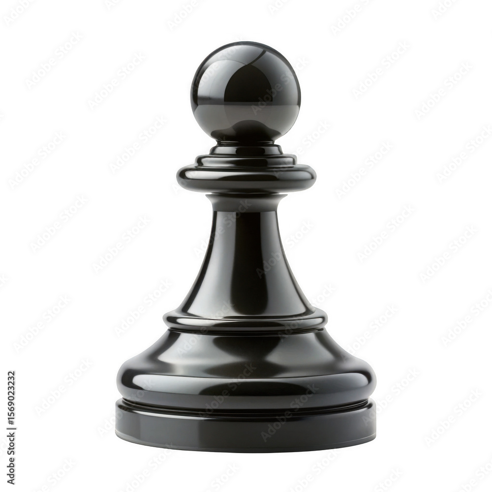 black chess piece isolated on transparent background black chess piece isolated on transparent background