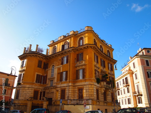 Photography old building Rome Italy