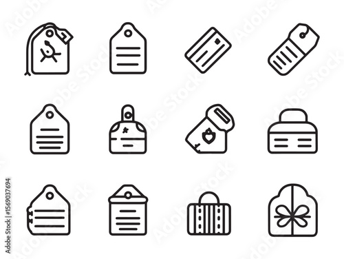 vector discount tag line art for sale promotion