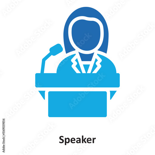 Speaker Vector Icon which can easily modify or edit