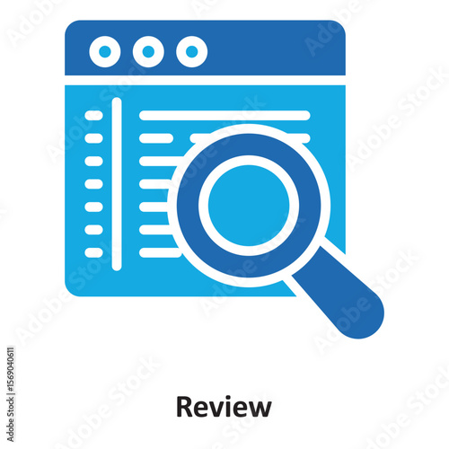 Review Vector Icon which can easily modify or edit