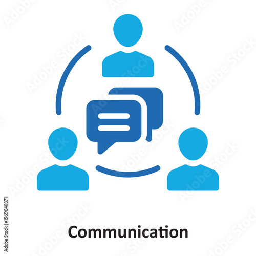 Communication Vector Icon which can easily modify or edit