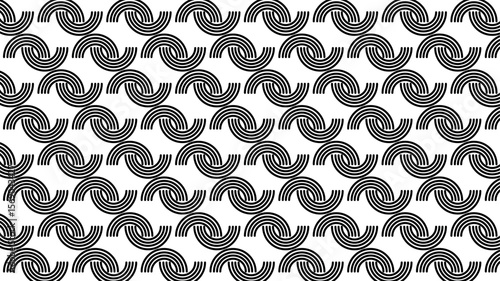 Wallpaper Mural Repeating Curved Line Motif – Minimal Abstract Background Texture Torontodigital.ca