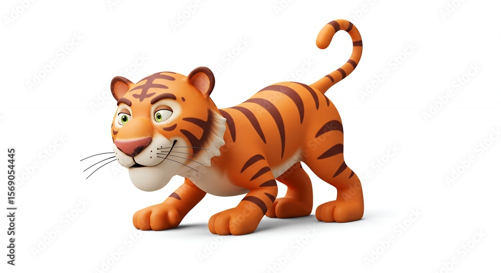 Cartoon tiger illustration Cartoon tiger illustration