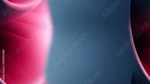 Abstract Wavy Gradient Background with Pink and Blue Tones