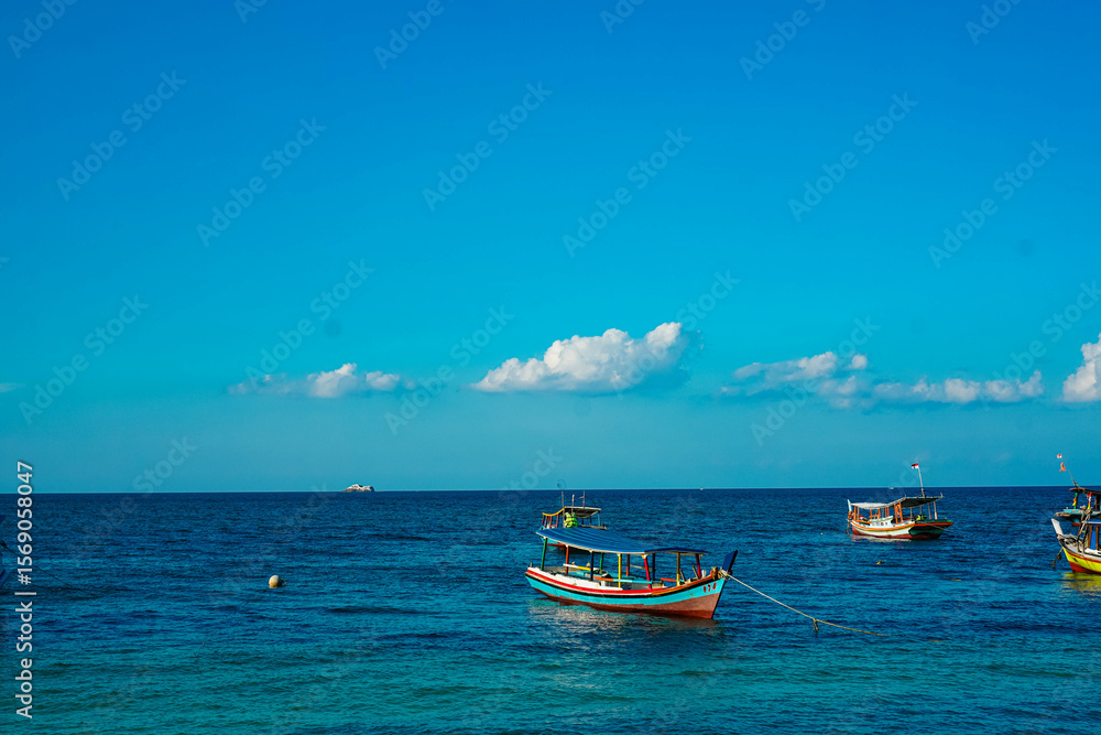 Naklejka premium Natural Beauty of Belitung Beach