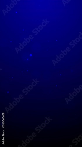 Dark blue background with blurry white lights like stars. Suitable for astronomy, night sky, dreamy concepts in designs or posters.