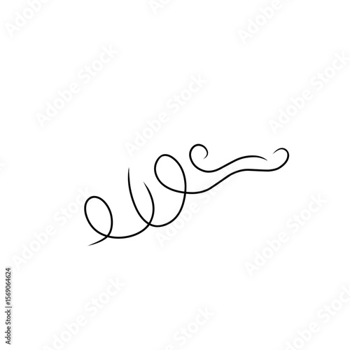 doodle wind gust illustration