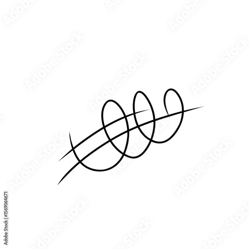 doodle wind gust illustration