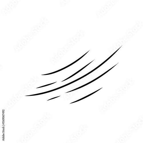 doodle wind gust illustration