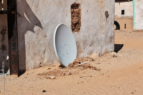 Small village in Sahara desert, Mauritania, West Africa