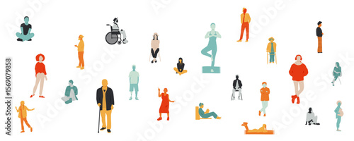 Different people avatar collection.