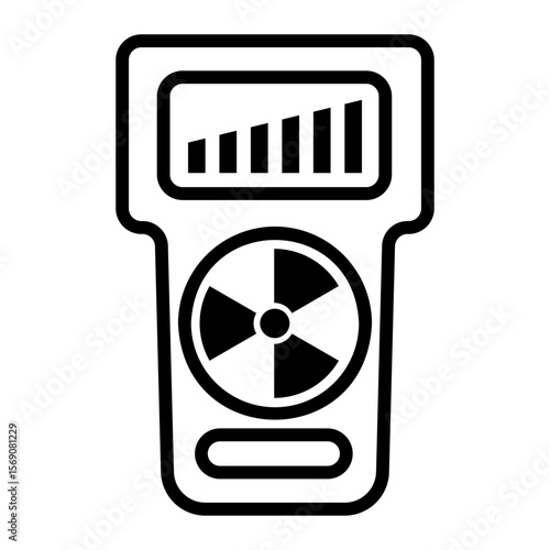 radiation Line Icon