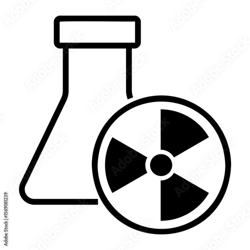 radiation Line Icon