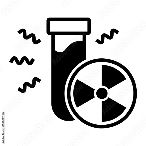 radiation Line Icon
