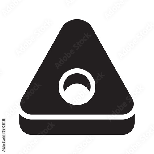 Tailors chalk solid glyph icon for sewing pattern marking and fashion design a professional tool for dressmaking and clothing alteration vector