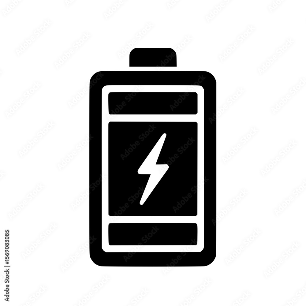 battery on white background battery on white background