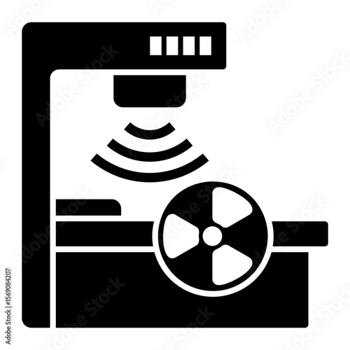 radiation Solid icon