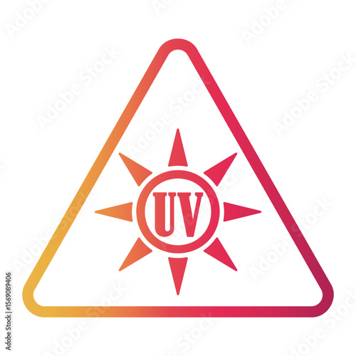 radiation Line Gradient Icon
