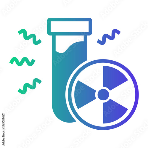 radiation Line Gradient Icon