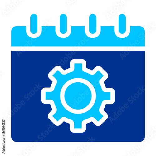 Gear Simple Icon Vector Illustration Concept
