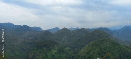 panorama of the mountains
