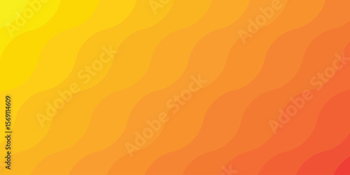 Colorful gradient wavy texture blending vivid yellow and orange shades, ideal as a background for artistic or creative purposes, conveying warmth, energy, and positivity.