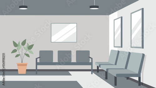 Modern Office Waiting Area Design Calm and Efficient Workspace