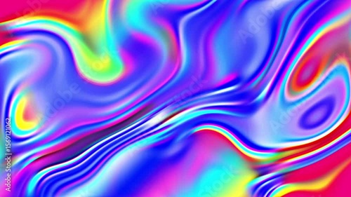 Vibrant iridescent liquid swirls perfect for abstract backgrounds, artistic projects, digital design, or creative concepts. Liquid art for graphic design.