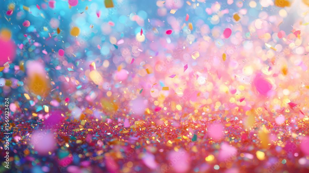 Naklejka premium Colorful festival background, glowing lights, cultural decorations