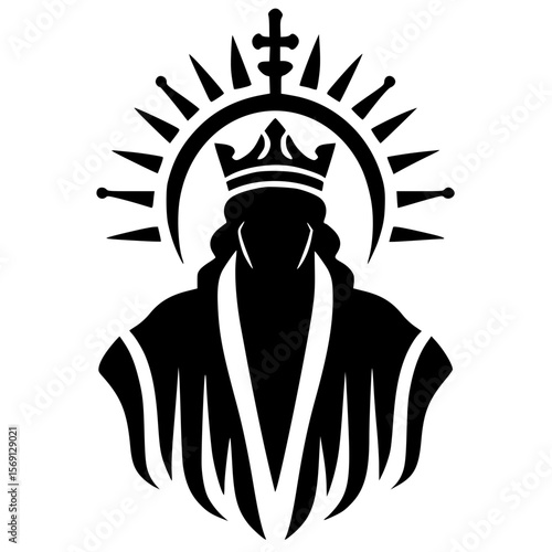 Silhouette lord vector design
