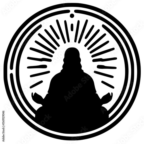 Silhouette lord vector design