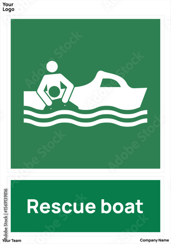 sign Rescue boat