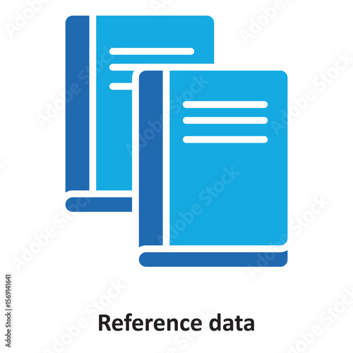 Reference data Vector Icon which can easily modify or edit