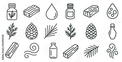 Collection of various items including a bottle of oil, a bottle of water, and a bottle of vinegar