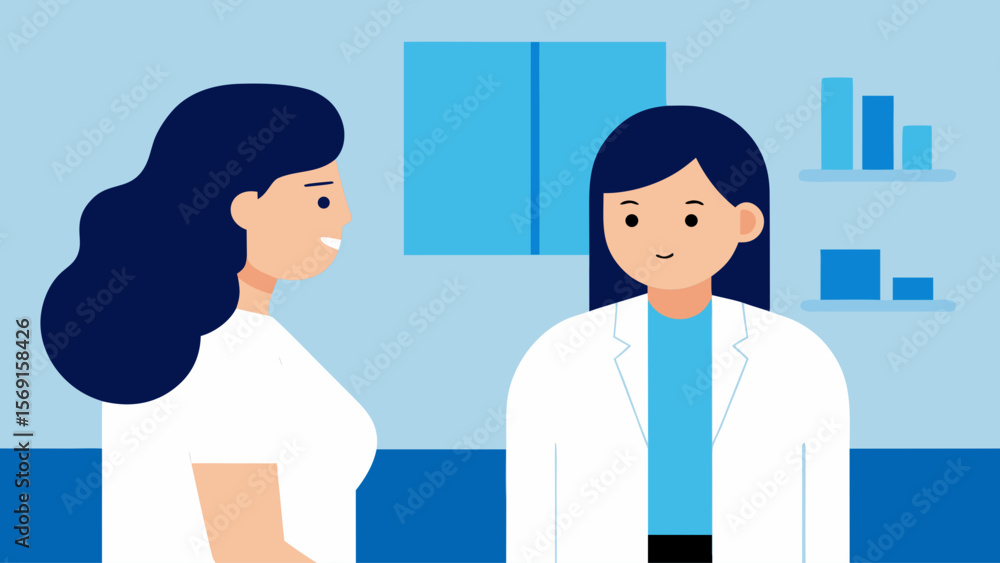 Fototapeta premium doctor and patient