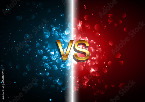 battle screen background with red and blue