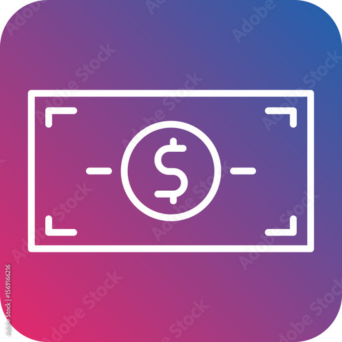 Wealth line icon style