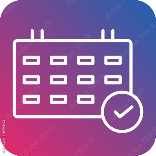 Deadline Line Icon Style