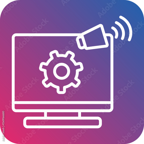 Marketing Line Icon Style