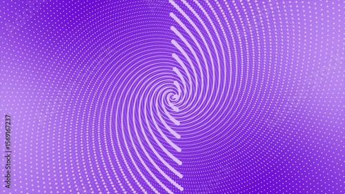 Purple color rotating circular dots 3d complex design loop able geometrical abstract background
