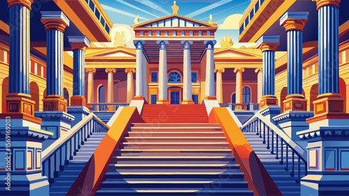 University of Vienna, Austria – Majestic pillars and grand staircases whisper of imperial splendor and classical education in the heart of Europe.