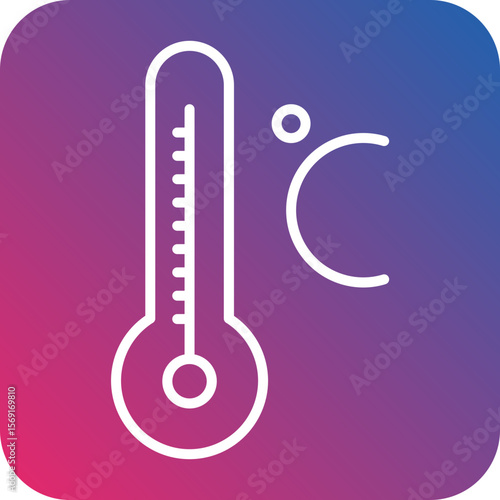 Celsius Line Icon Style